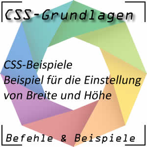 Breite und Höhe in CSS angeben