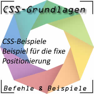 fixe Positionierung in CSS