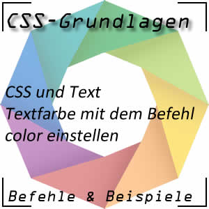 mit CSS und color Farbe einstellen
