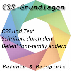 Schriftart in CSS