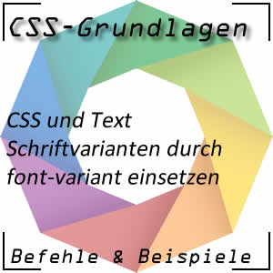 Textvarianten mit CSS