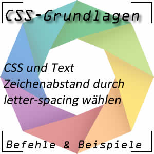 Zeichenabstand in CSS