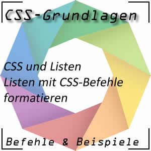 Listen mit CSS formatieren