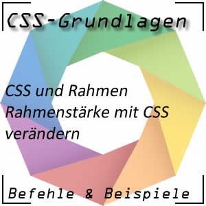 Rahmenstärke in CSS bestimmen