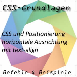 horizontale Ausrichtung mit text-align