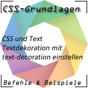 Text mit CSS und text-decoration