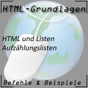 Aufzählungslisten mit HTML