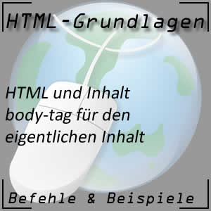 Body der Webseite in HTML