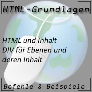 Ebene in HTML mit div-Tag