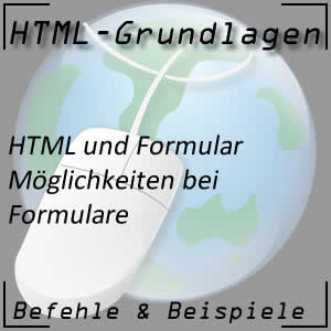 Formulare auf Webseiten