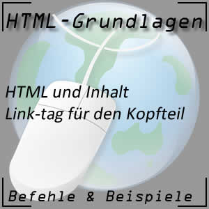 Link im Kopfteil der Webseite