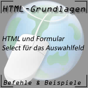 select Feld in HTML-Formular