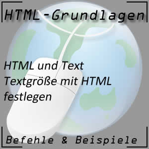 Textgröße per HTML einstellen