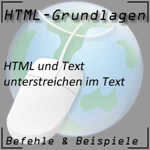 Unterstreichen mit HTML