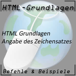 Zeichensatz in HTML festlegen