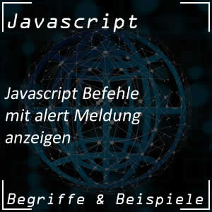 alert Befehl in Javascript
