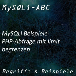 PHP-Abfrage in MySQLi mit limit
