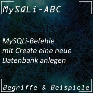 MySQLi-Datenbank anlegen