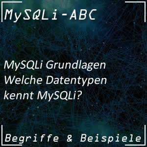Datentypen im MySQLi