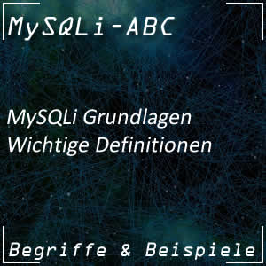 Definitionen in MySQLi