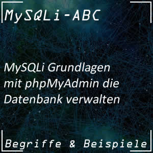 phpMyAdmin DB-Verwaltung