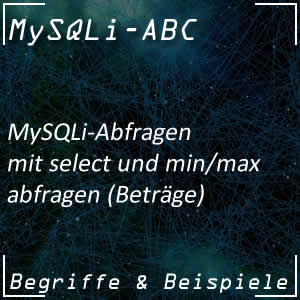 Select-Abfrage mit min oder max