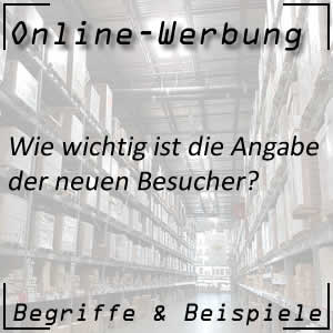 Neue Besucher auf der Webseite