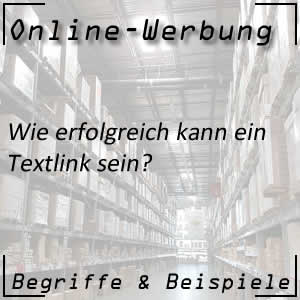 Textlink in der Online Werbung