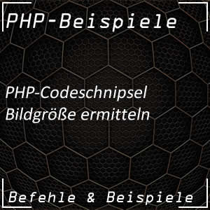 Bildgröße mit PHP ermitteln