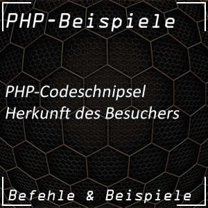 Herkunft des Besuchers mit PHP