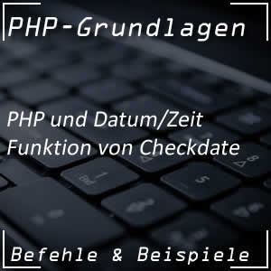 Checkdate in PHP