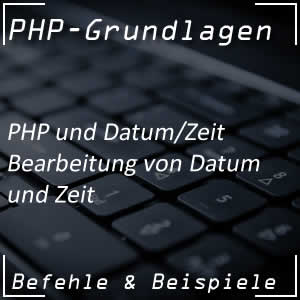 Datum in PHP bearbeiten