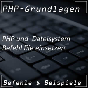 PHP-Befehl file