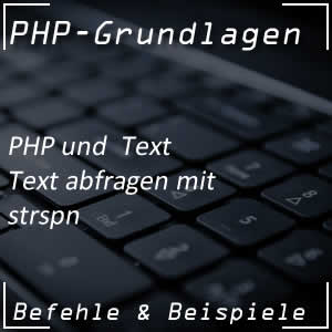 PHP-Befehl strspn