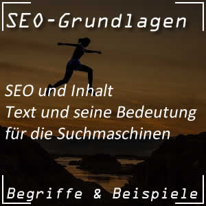 Text auf der Webseite