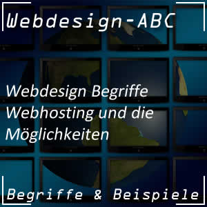 Webhosting für die Webseite